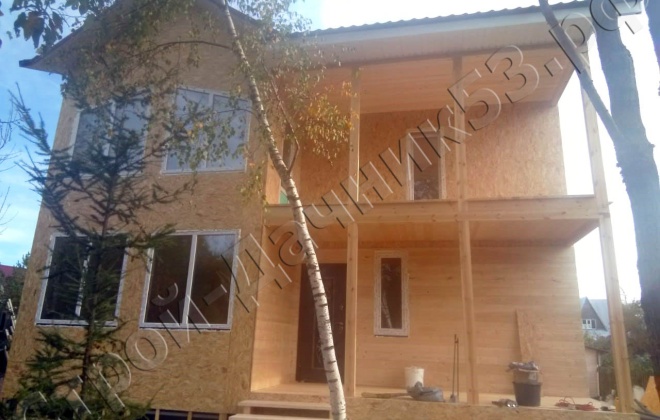 1 Каркасно-щитовой дом 10×9, 180 м², Московская область, Одинцовский район, Посёлок Дубки (4)